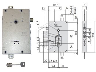 Serr Cisa doppia mappa 57515